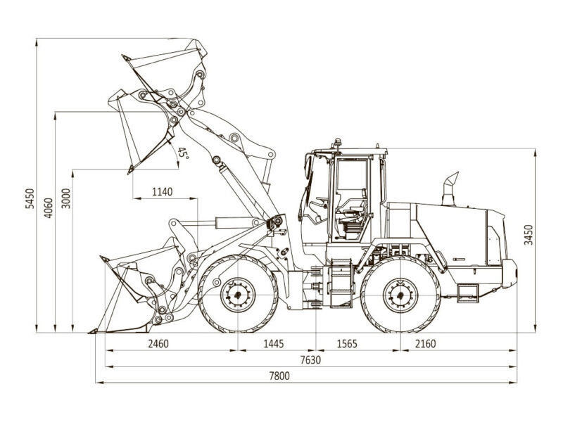 Погрузчик универсальный AMKODOR W400C